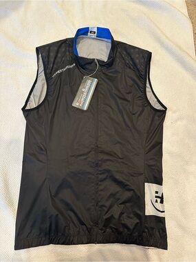 Men’s Black Cycling Windbreaker Vest